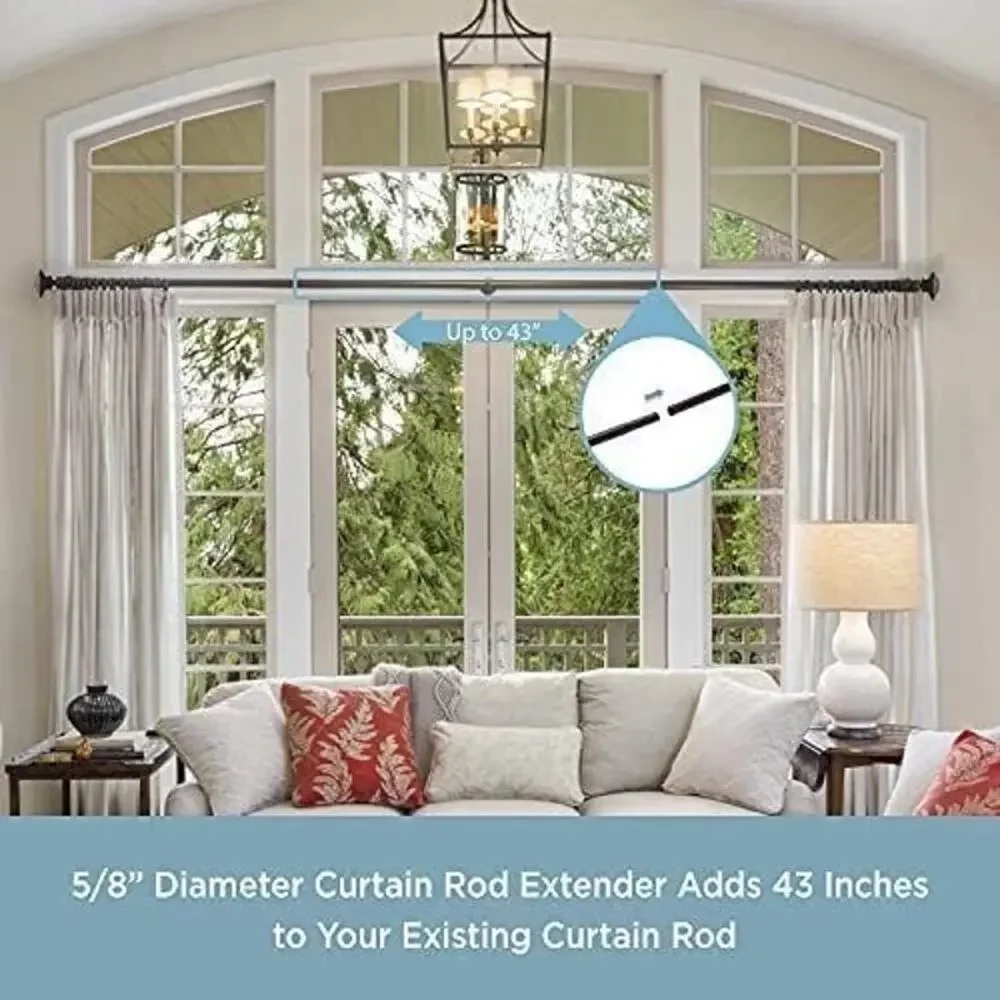 Kenney KN75900 Curtain Rod Extender, 43